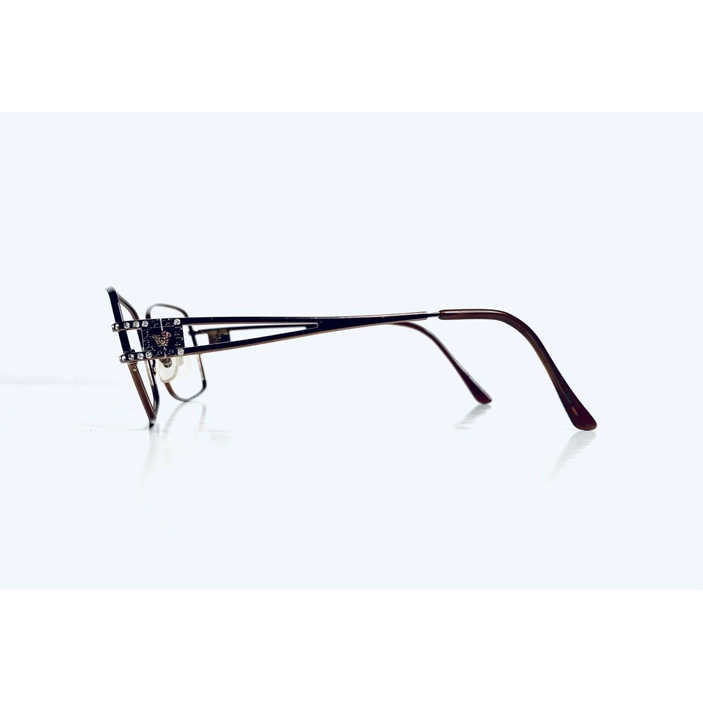 Versace Copper Metal Rectangular Glasses - image 3
